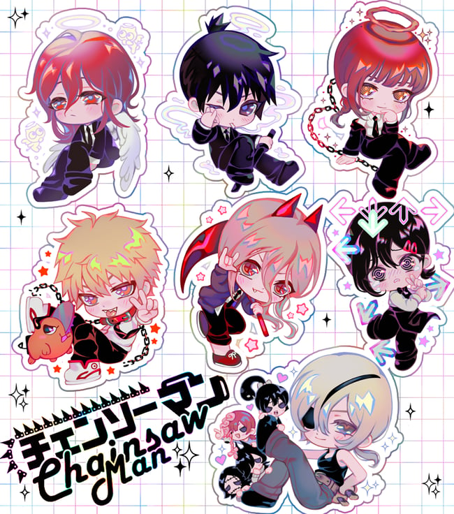 Chainsaw Man Charms | vilense