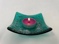 Image 2 of Emerald Swell Small Candle Holder