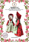 Henrietta the Hedgehog 16 inch sewing pattern, with full instructions UK Made