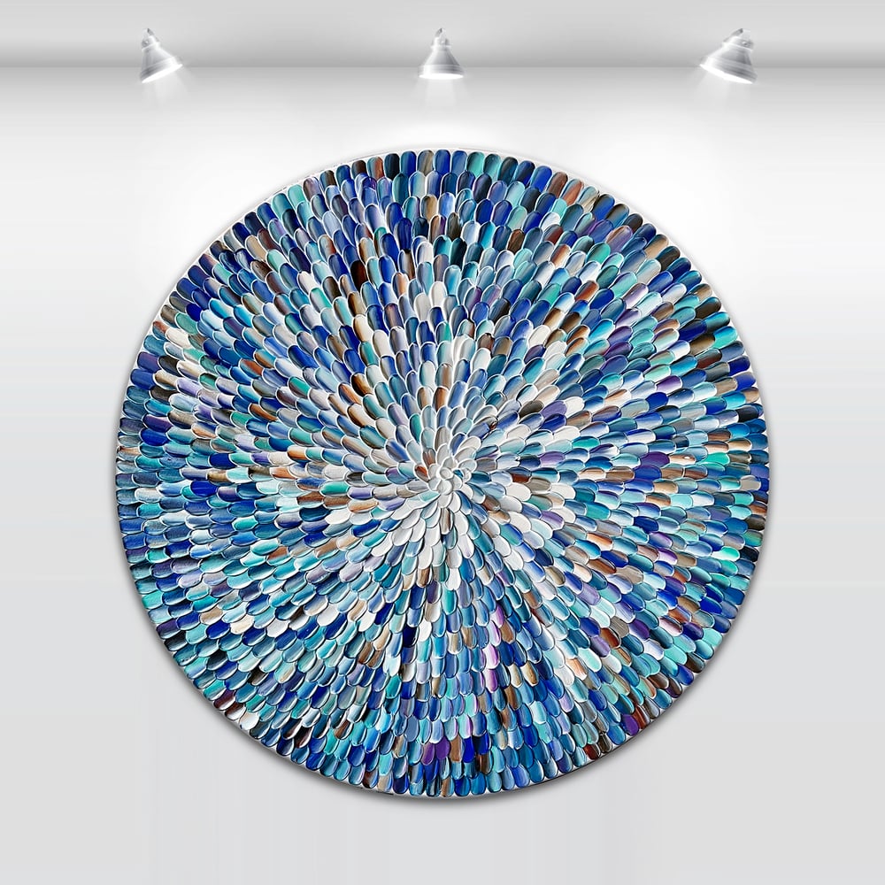 Image of Nix orbis VIII - 76x76cm