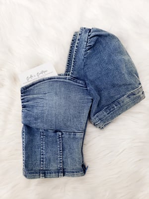 Image of Selda Denim Crop Top 