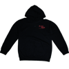 dripped out hoodie (BLACK AND RED)