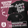 UB Breast Cancer T-shirts 2022 | Believe. Love. Fight!