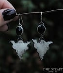 Image 2 of Ghostly Earrings with Onyx 