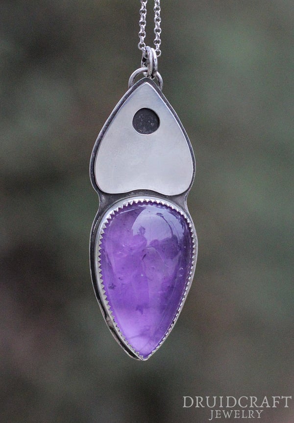 Image of Amethyst Planchette Necklace