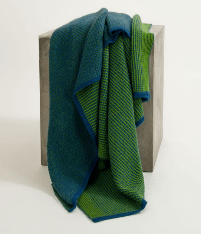 Image of Cashmere Waffle Knit Throws (Four Colors)