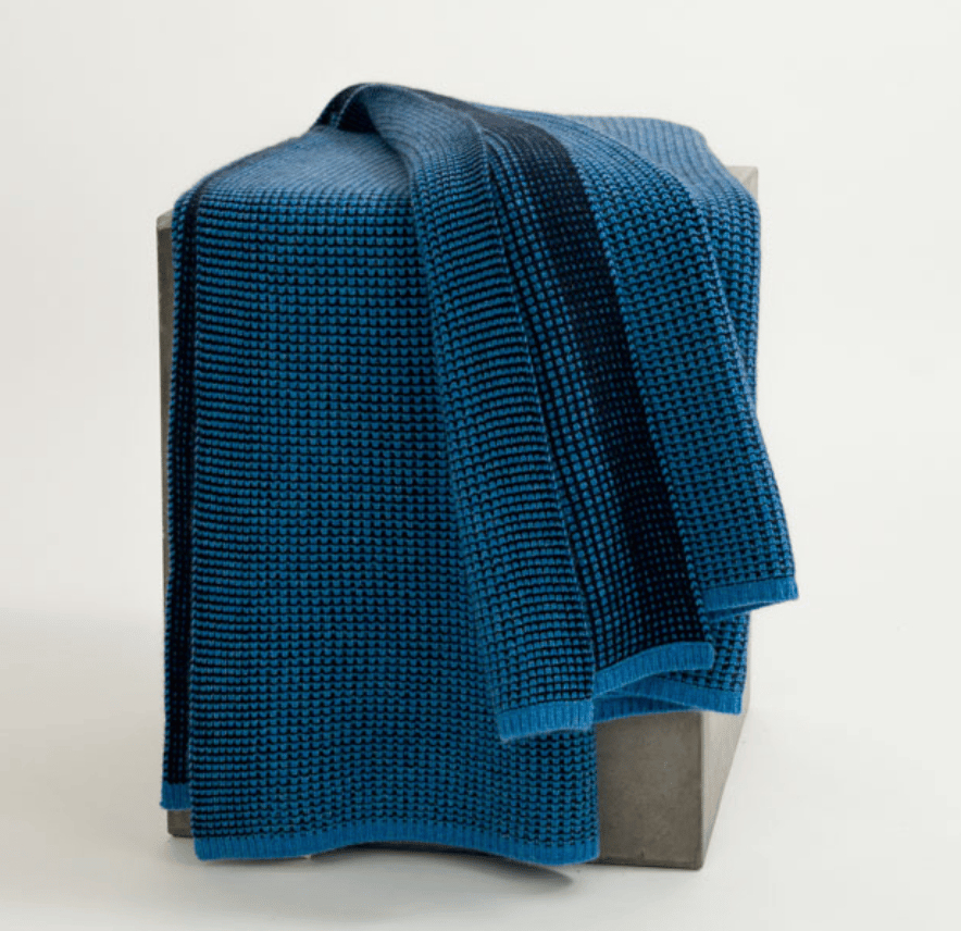 Cashmere Waffle Knit Throws (3 Colors) - Image 2 of 3