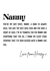 Nanny poem