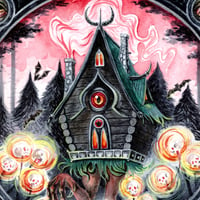 Image 2 of Baba Yaga House Art Print