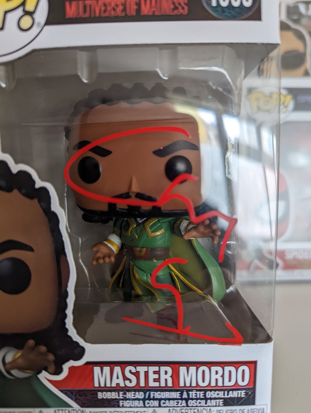 Chiwetel Ejiofor Signed Master Mordo Funko Pop