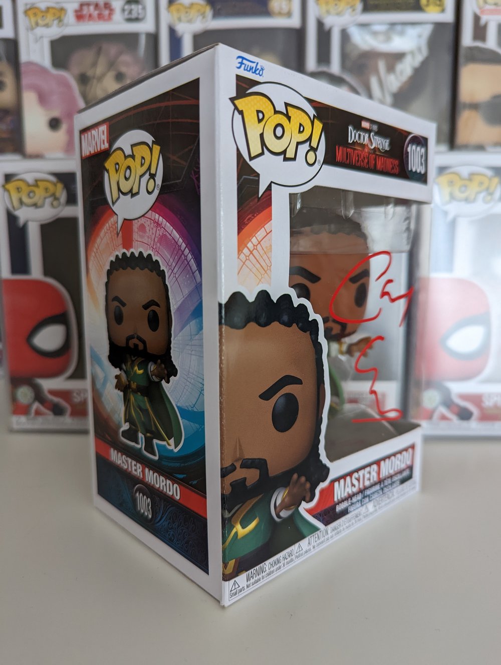 Master Mordo Doctor Strange Chiwetel Ejiofor Signed funko