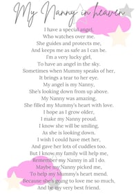 Image 2 of Family member in heaven poem