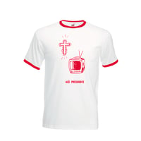 Camiseta blanco/rojo