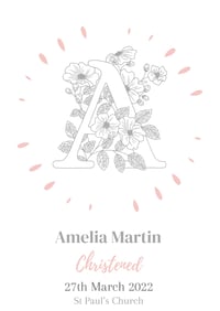 Image 1 of Christening print