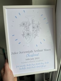 Image 2 of Christening print