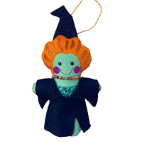 Image 4 of Winnie - Witch - Handmade Halloween Gingerbread Decoration