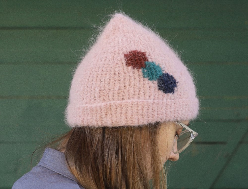 Image of PINK MOHAIR CAP