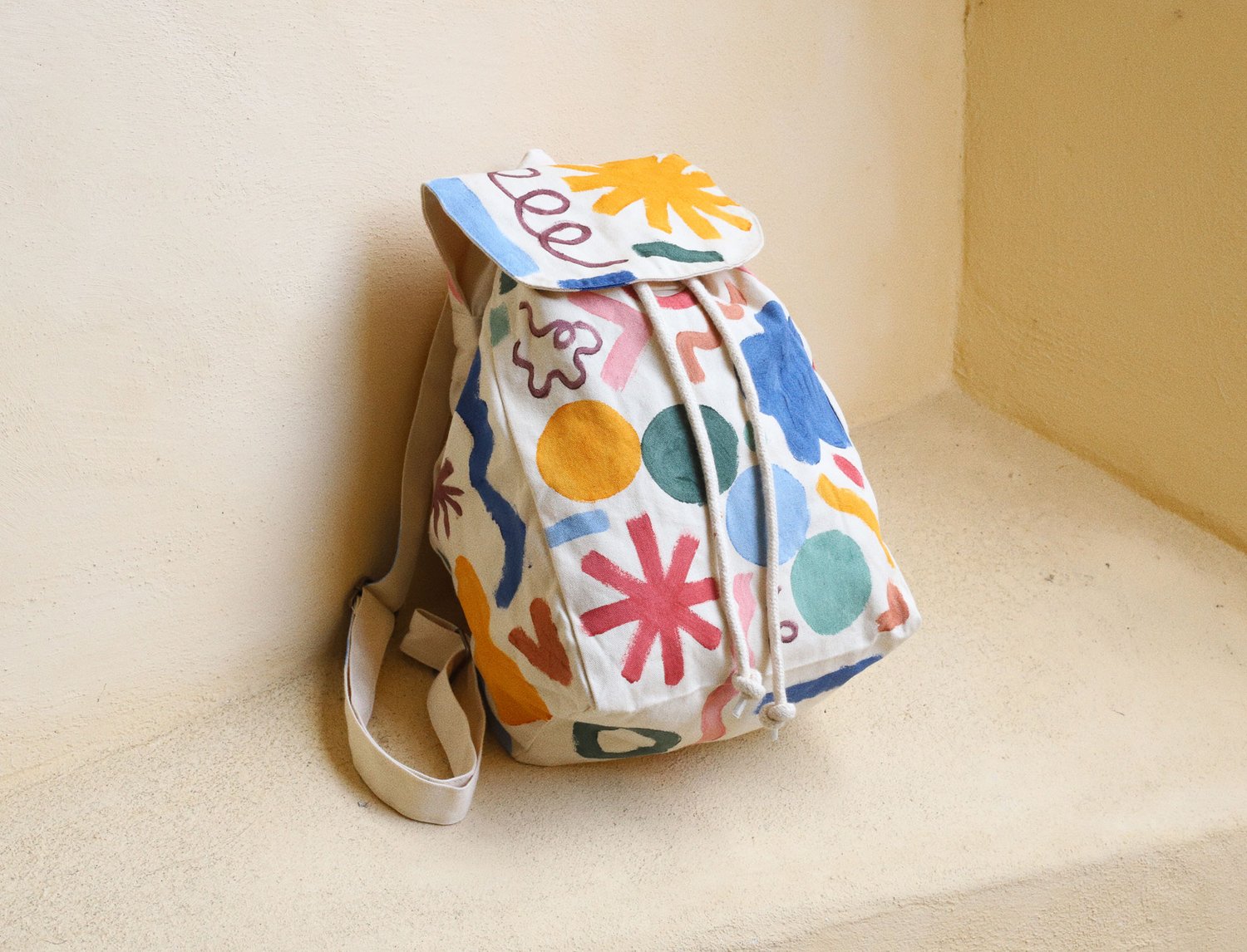Image of PAINTED BACKPACK