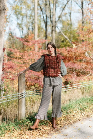 Image of Brechin Vest (Limited Merino Wool, shown in colour Oxido)