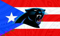 Panthers Flag Puerto Rican 