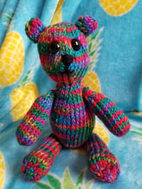 Image 1 of Small Tie Dye Teddy Bear