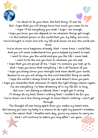 A letter to my baby poem