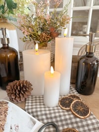 Image 1 of Classic White LED Candles ( Set or Singles )