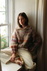 Image 1 of Lynden Mohair Sweater  Limited one of a kind marled colorways