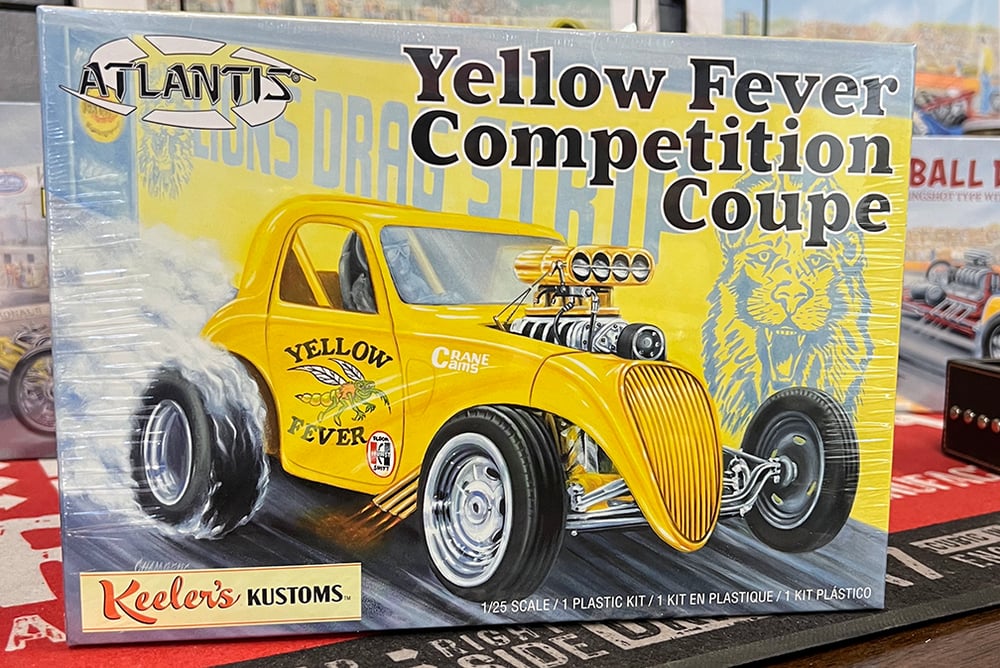 Image of Yellow Fever Dragster 1/25th scale model