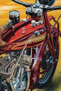 Image of '28 Indian Scout (12x18 Metal)