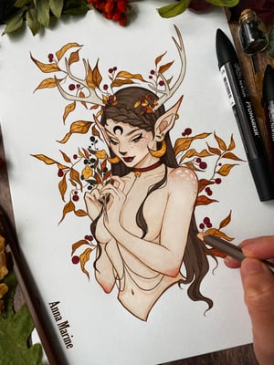 Image of Autumn wonders (censored and uncensored versions - NSFW)