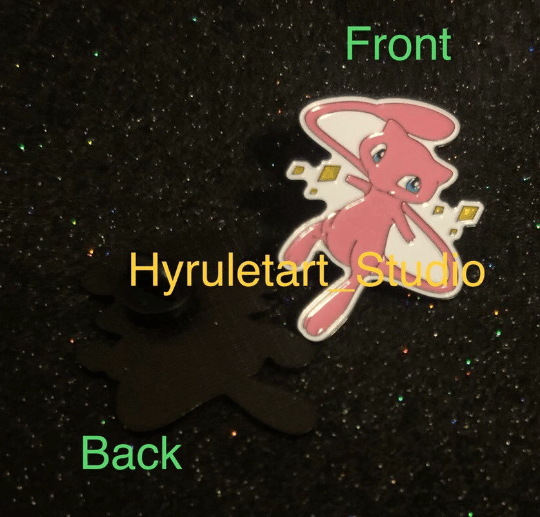 Pocket Monster Mew Soft Enamel Pin
