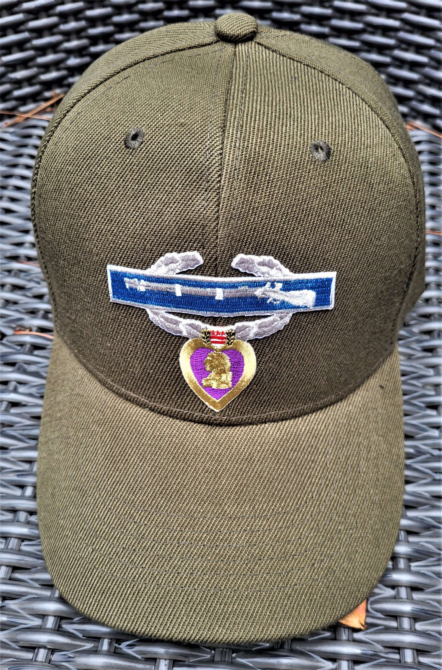 Image of Combat Wounded/Combat Infantryman's Badge Hat