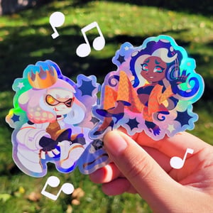 Pearl and Marina Holo Stickers