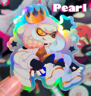 Pearl and Marina Holo Stickers