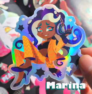 Pearl and Marina Holo Stickers