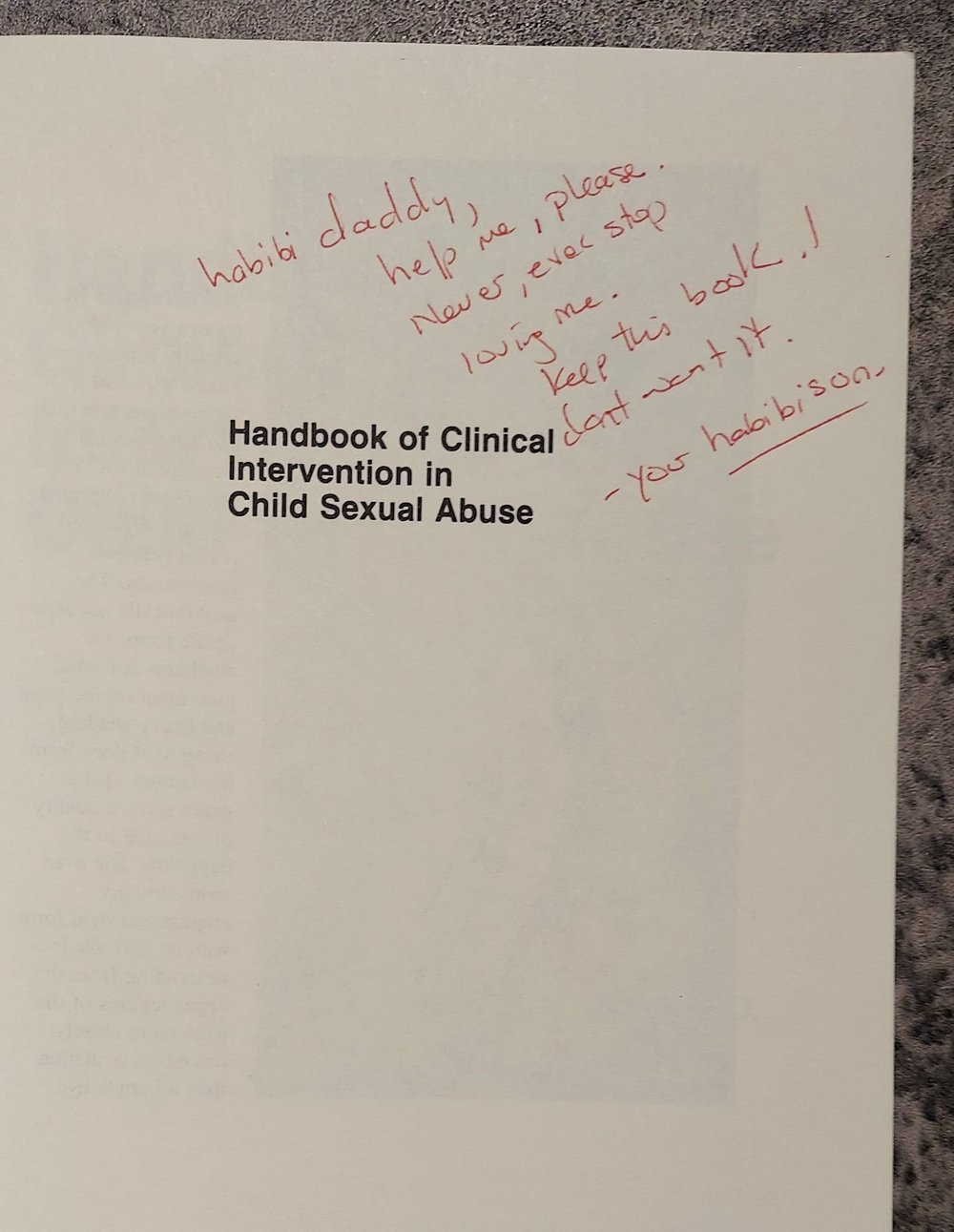 Handbook of Clinical Intervention in Child Sexual Abuse, by Suzanne M. Sgroi