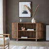 Slatted Open Sideboard