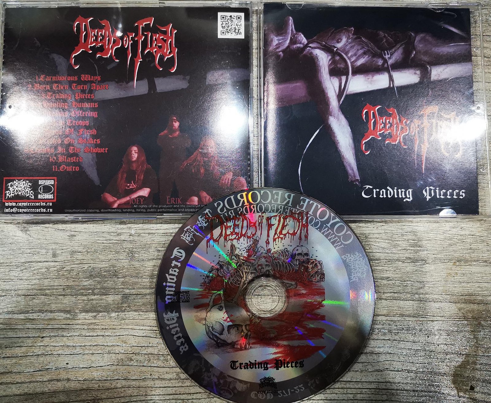 洋楽 Deeds Of Flesh / Trading Pieces Trading Pieces | Deeds of Flesh | Unique Leader Records
