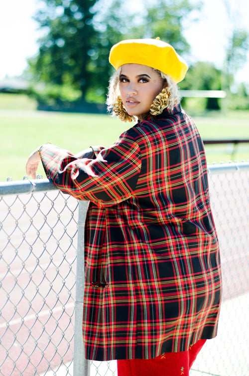 Image of Vintage Diane Tartan Plaid Blazer