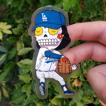 LA Dodgers - Day of the Dead Sticker