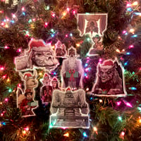 Image 2 of NeverEnding CHRISTMAS ORNAMENTS 7 PACK SET! Free Xmas Card with Every Set