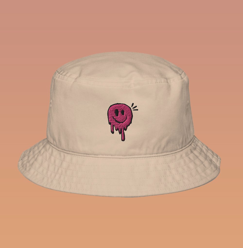 SMILEY BUCKET HAT Thru It All - Official store