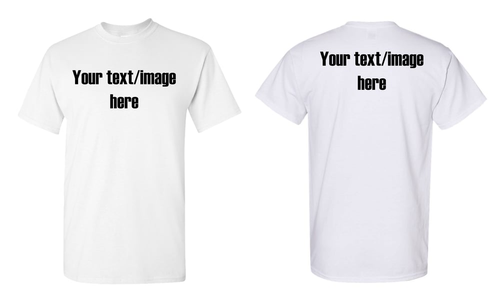 Image of T-Shirts - 1 color w/ Front and Back print