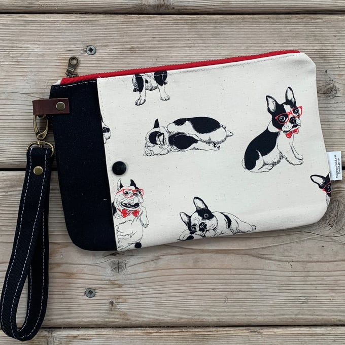 Image of The Chonk Wristlet -Lounging Dogs
