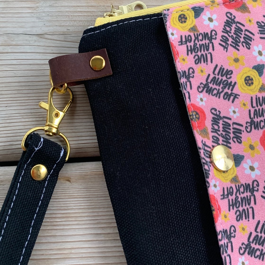 Image of The Chonk Wristlet - Sweary Live Laugh Fuck Off