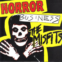 MISFITS - "Horror Business" 7" EP (YELLOW VINYL)