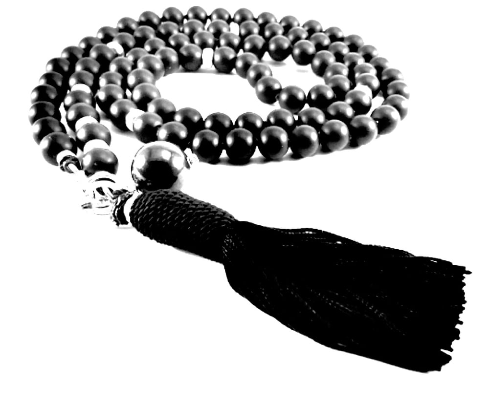 Image of All Shungite Double Infinity Mala 88