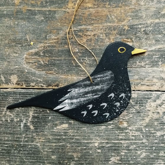 Image of Blackbird Ornament