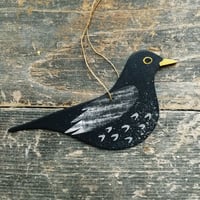 Image 1 of Blackbird Ornament